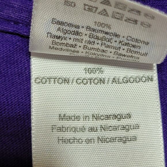 Gildan SS Purple Tee "I Shoot Like A Girl" - Size Large - Picture 5 of 5